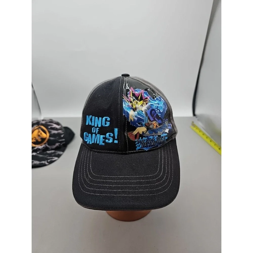 Yu-Gi-Oh King of Games! Baseball Hat‎ Black  Gray Adjustable